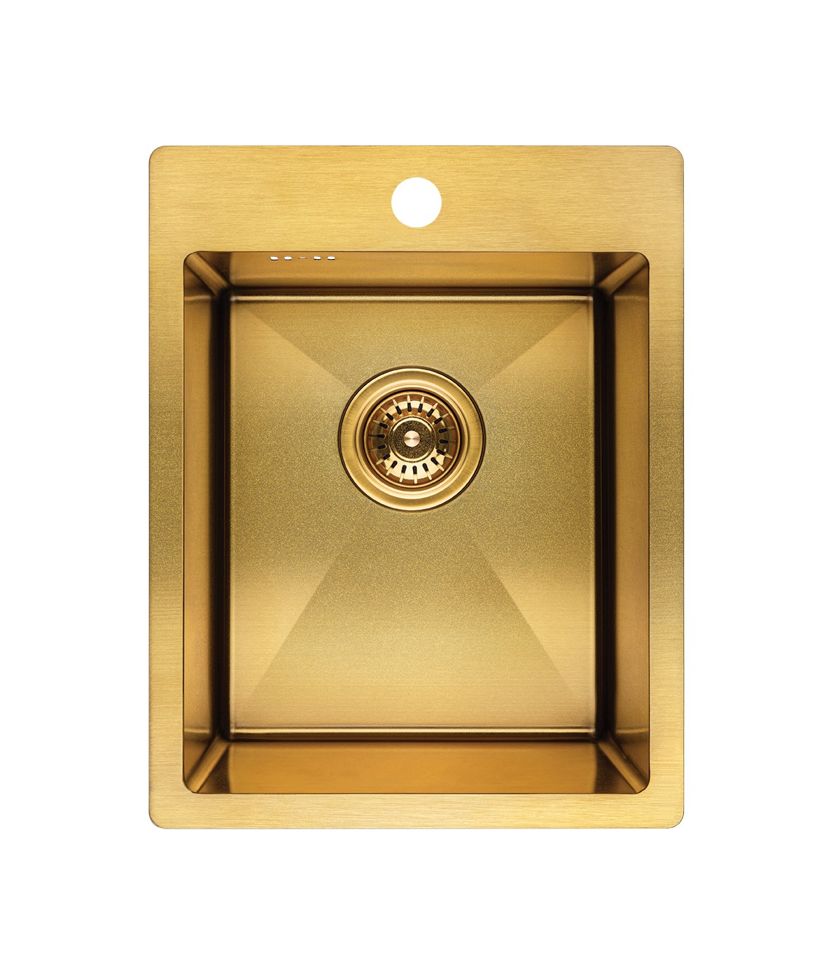 Edelstahlspüle MARMARA Gold 48x37,5 | inkl. Siphon!
