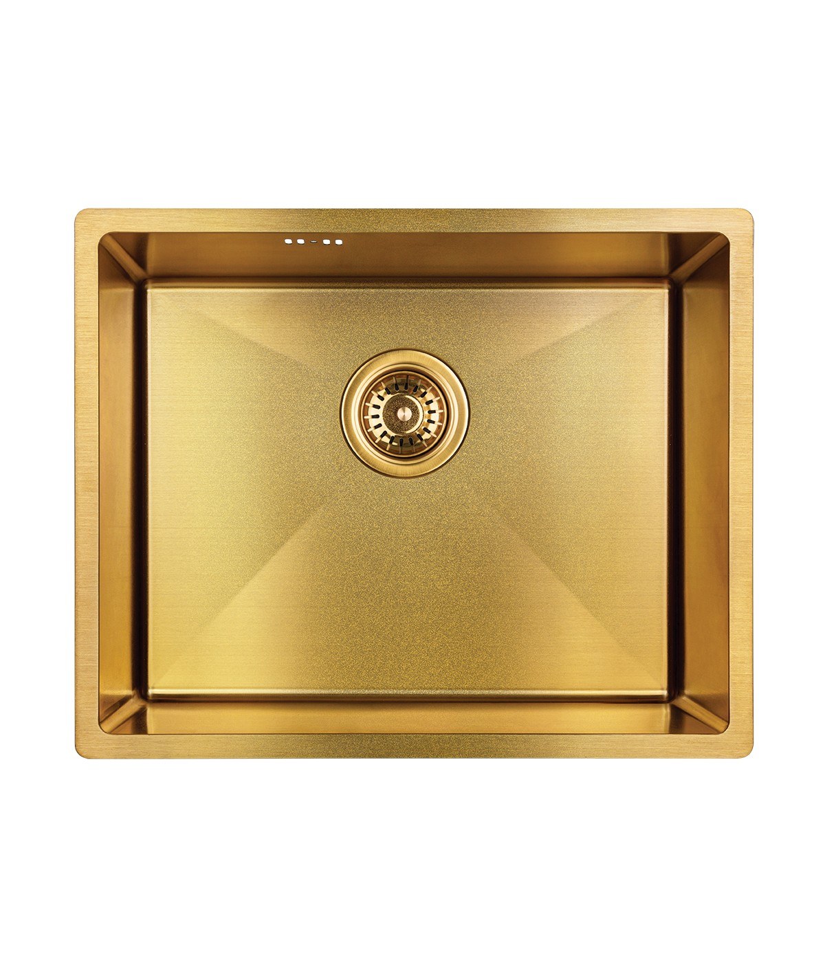 Edelstahlspüle MARMARA Gold 44x54 | inkl. Siphon!