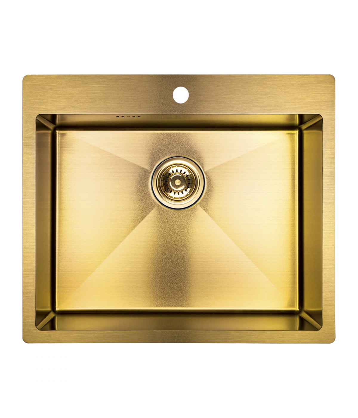 Edelstahlspüle MARMARA Gold 51x59 | inkl. Siphon!