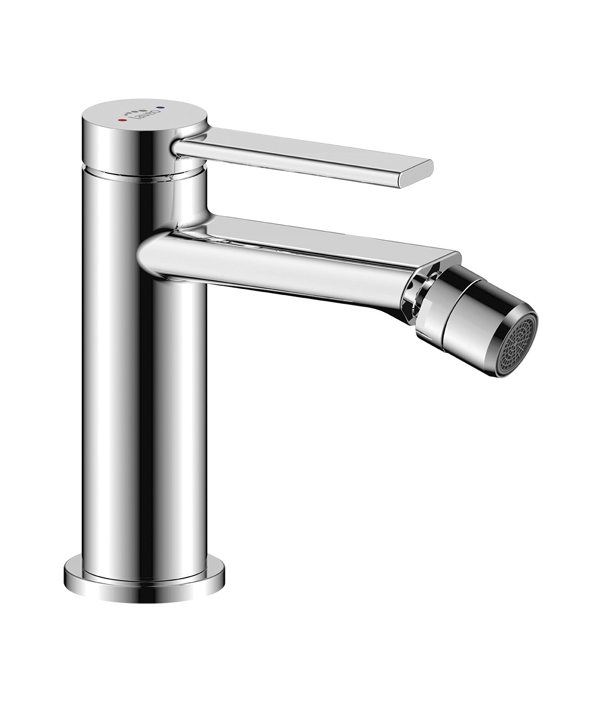 Bidetarmatur PINAR Silber Badarmatur Bidet-Mischbatterie + Click-Clack