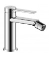 Bidetarmatur PINAR Silber Badarmatur Bidet-Mischbatterie + Click-Clack