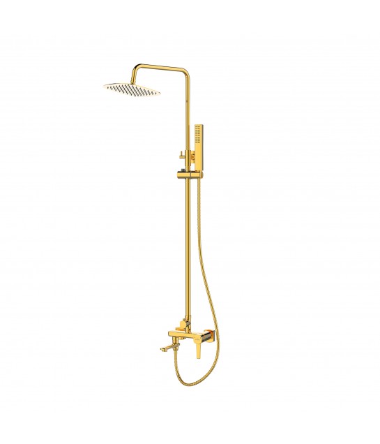 Brausegarnitur GLAMOUR Gold Duschsäule