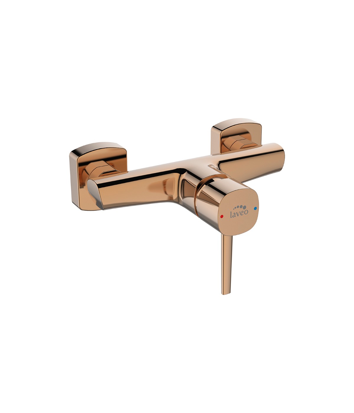 Brausearmatur POLLA Rosegold Badarmatur Duschbatterie