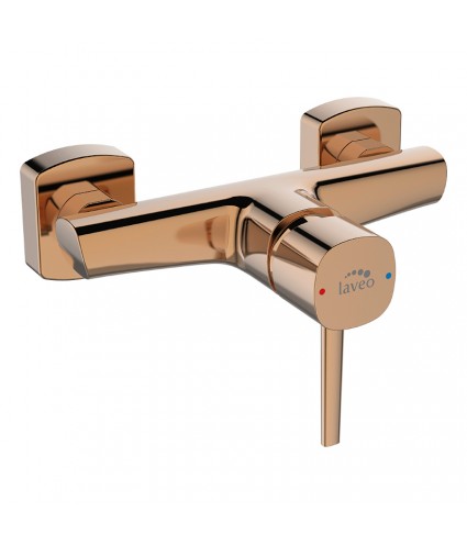 Brausearmatur POLLA Rosegold Badarmatur Duschbatterie