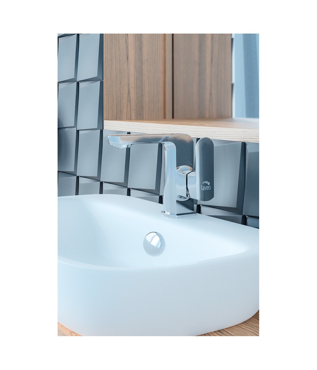 Waschtischarmatur Kleine CALA Silber Badarmatur Waschtischbatterie + Click-Clack