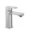 Waschtischarmatur Kleine CALA Silber Badarmatur Waschtischbatterie + Click-Clack