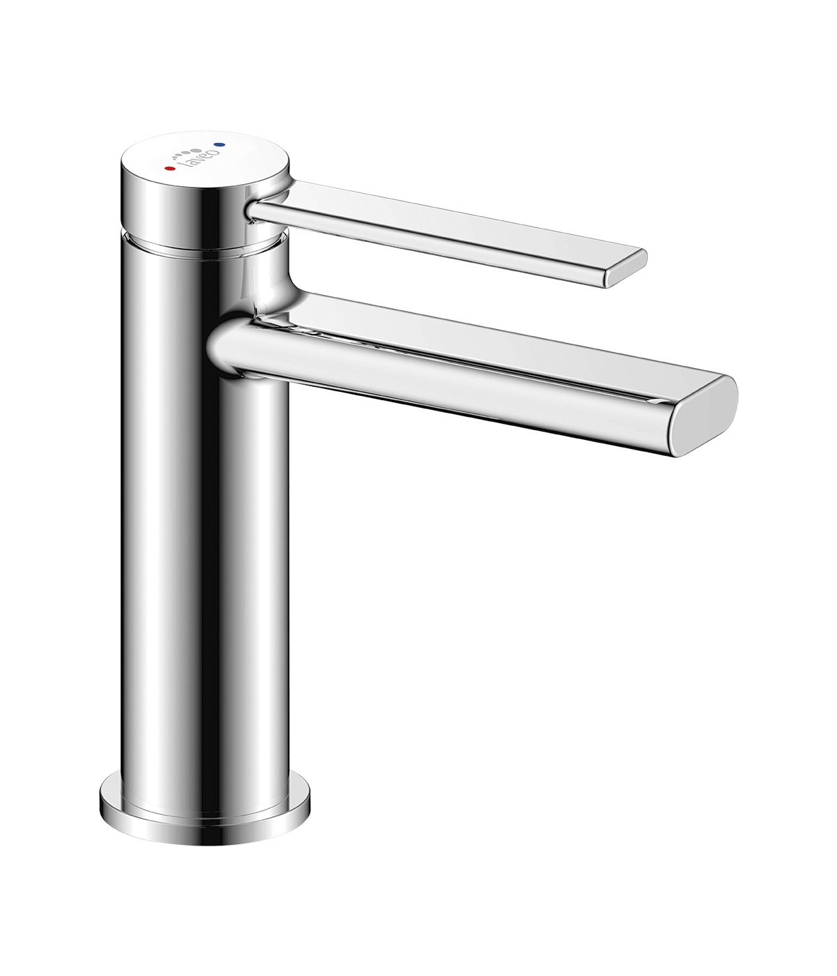 Waschtischarmatur Kleine PINAR Silber Badarmatur Waschtischbatterie + Click-Clack