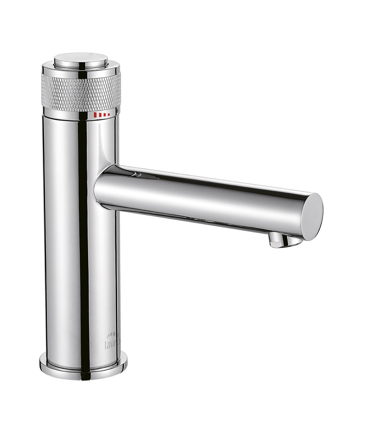 Waschtischarmatur Kleine VOLUMO Silber Badarmatur Waschtischbatterie + Click-Clack