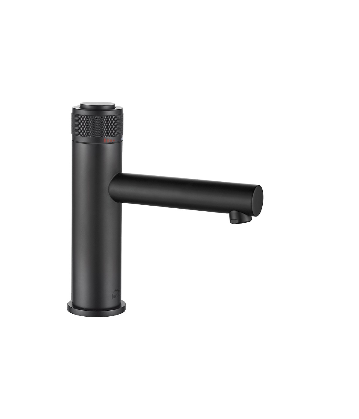 Waschtischarmatur Kleine VOLUMO Schwarz Badarmatur Waschtischbatterie + Click-Clack