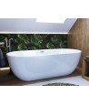 Freistehende Badewanne + Badewannenablage 170 x 80 PATRA Acryl Ablauf VIEGA Klick-Klack GRATIS !