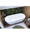 Freistehende Badewanne + Badewannenablage 170 x 80 PATRA Acryl Ablauf VIEGA Klick-Klack GRATIS !