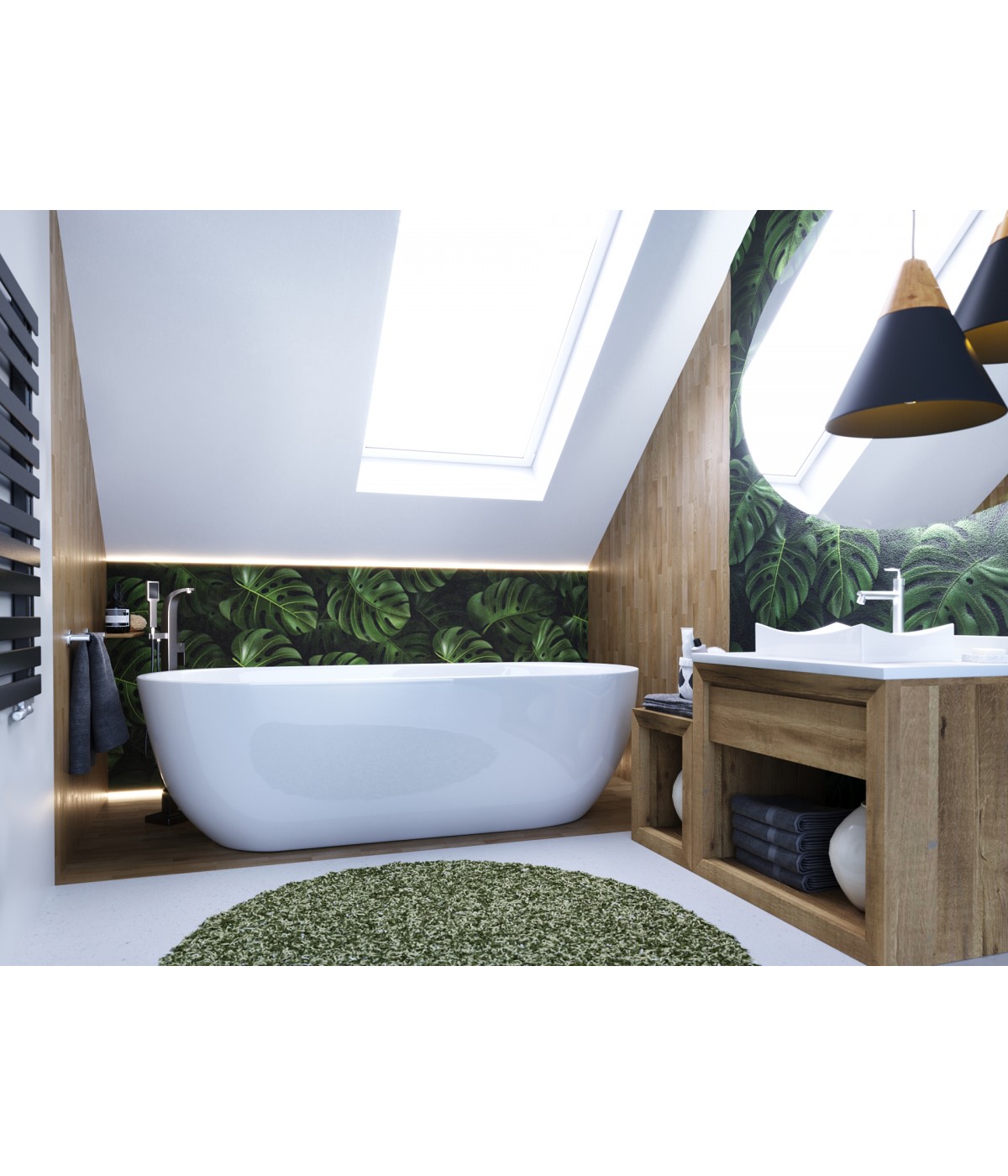 Freistehende Badewanne + Badewannenablage 170 x 80 PATRA Acryl Ablauf VIEGA Klick-Klack GRATIS !