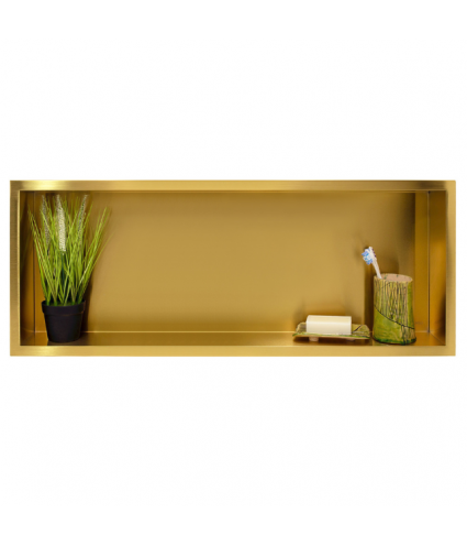 Duschnische Wandnische WALL BOX ONE 30x90x7 cm Gold