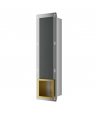 Unterputz Wandnische Toilettenpapieraufbewahrung WALL BOX PAPER 3 Gold