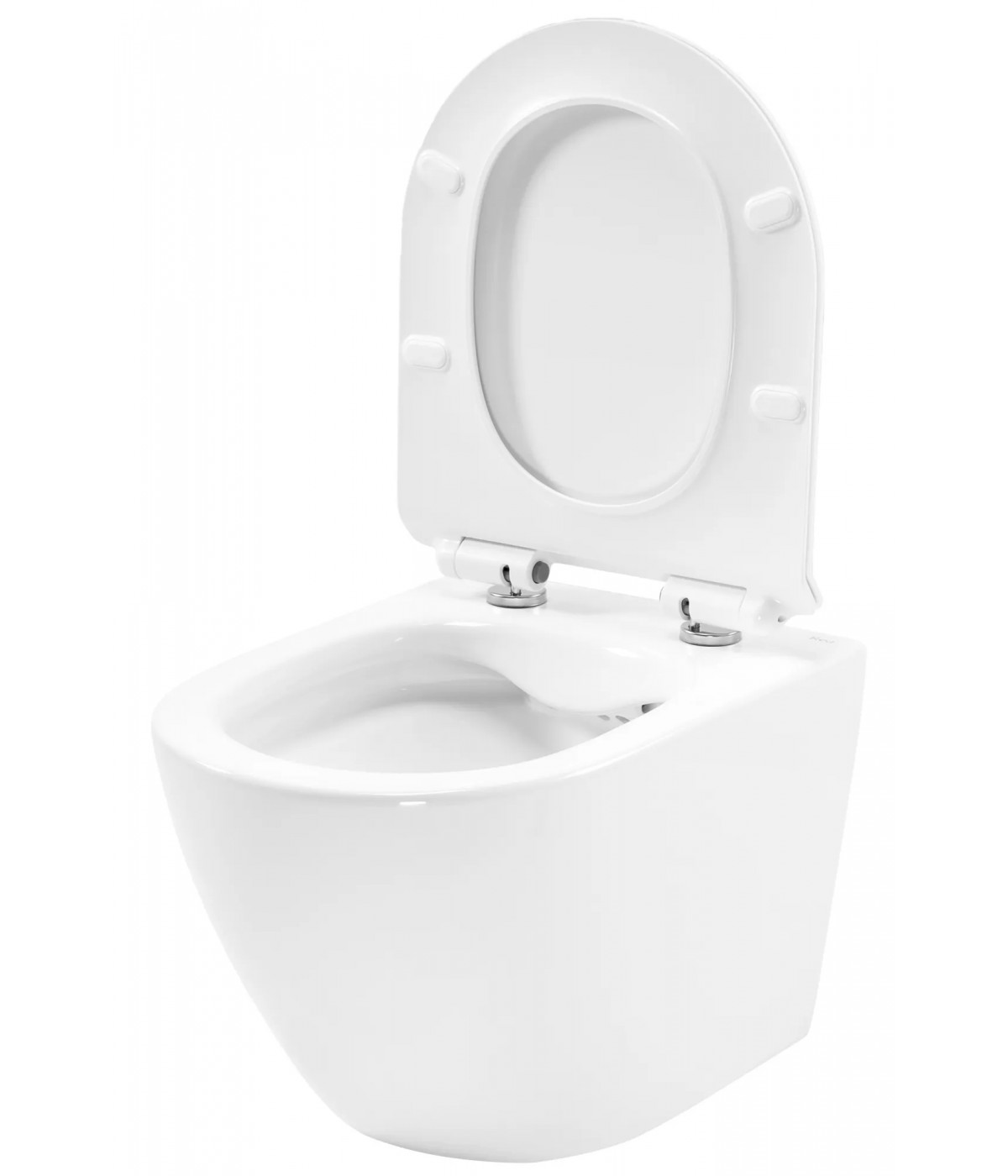 WC-Toilette: Schüssel KAUER Weiß mit Klosettsitz Slim Soft-Close