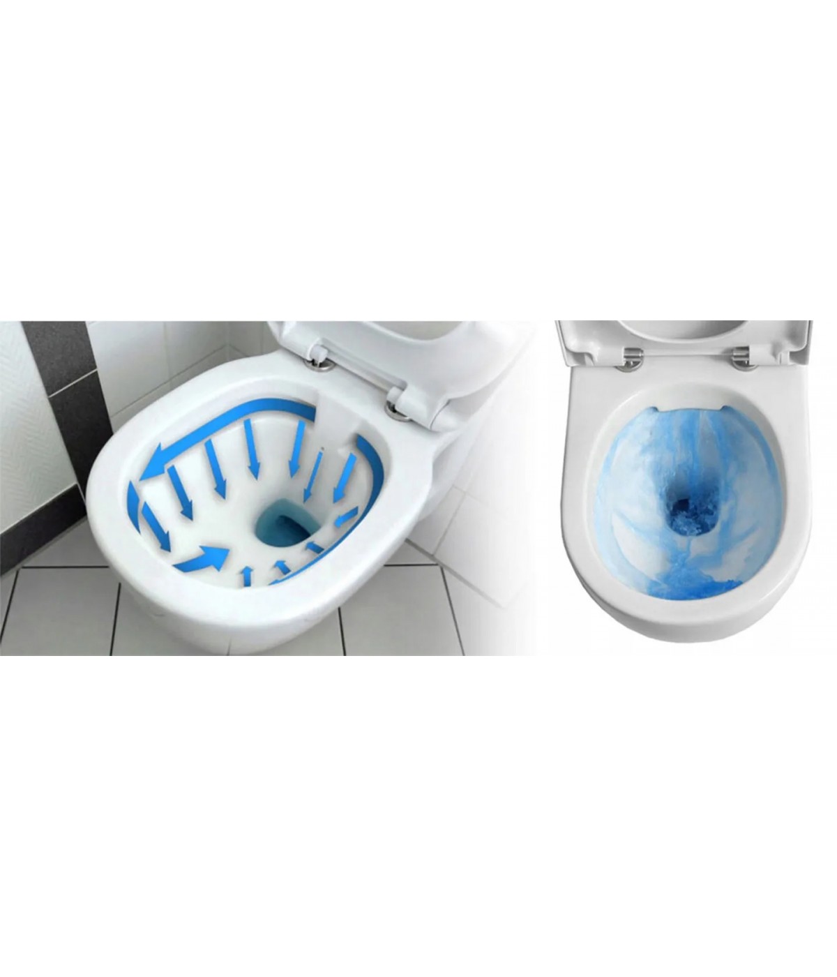 WC-Toilette: Schüssel KAUER Weiß mit Klosettsitz Slim Soft-Close