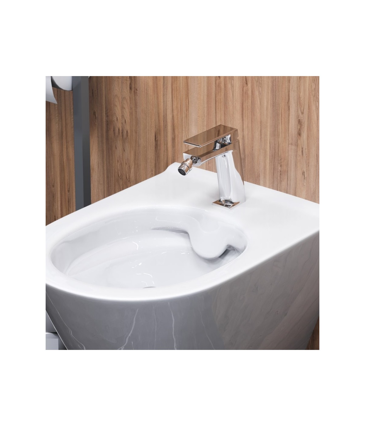 Bidetarmatur TRINO Chrom Badarmatur Bidet-Mischbatterie