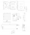 Duschsystem Unterputz Armatur Set EASY BOX Schwarz