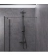Duschsystem Unterputz Armatur Set LUGO Schwarz