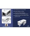 ECKBADEWANNE SLIM 150x85 LINKS INTIMAS Ablaufgarnitur + Füße GRATIS !