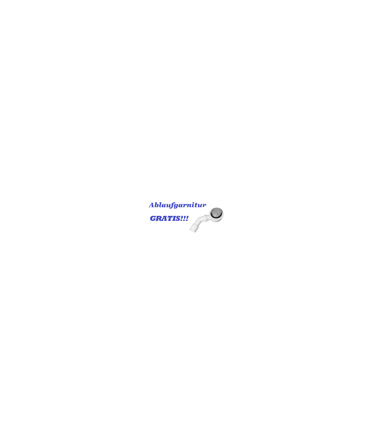 DUSCHWANNE VIERTELKREIS 90x90 VEXOS SCHWARZ Ablaufgarnitur GRATIS !