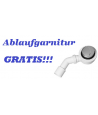 DUSCHWANNE VIERTELKREIS 90x90 VEXOS Ablaufgarnitur GRATIS !
