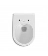 SET: WC-Vorwandelement Duofix + WC-Toilette SLIM Soft-Close City-Cleanon Weiß + Schallschutzmatte + WC-Betätigungsplatte Chrom