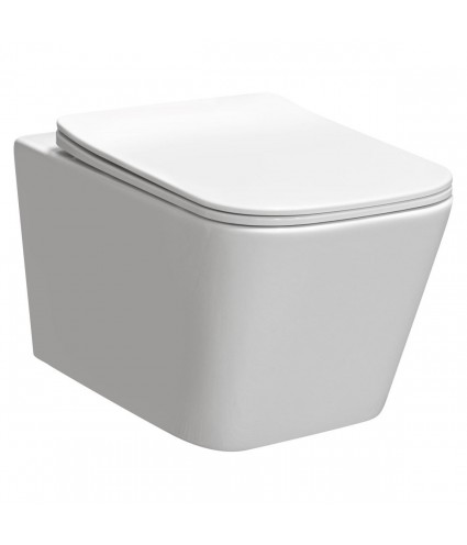 WC-Toilette SLIM Soft-Close TINOS Weiß
