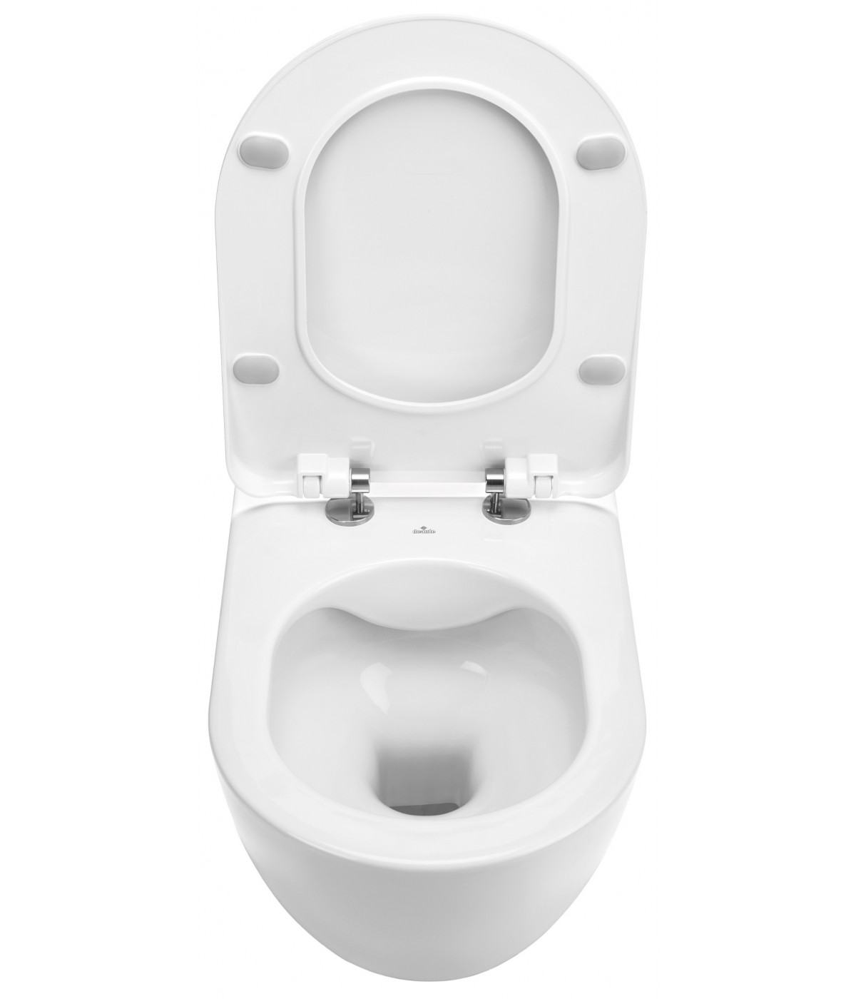 WC-Toilette SLIM Soft-Close PEONIA Weiß