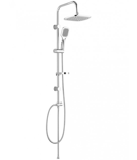 Regendusche BORGO Chrom Handbrause, Duschsystem