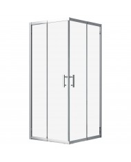 Duschkabine HELA Transparent Glas 90x90 190 cm Quadratisch