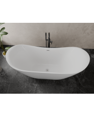 Freistehende Badewanne 180x80 IVAR Acryl Ablauf VIEGA Click-Clack GRATIS !