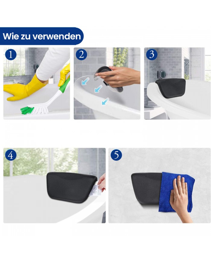 Freistehende Badewanne 170x80 ROSSA mit Kopfstütze & Bambus Ablage, Ablauf Click-Clack GRATIS !