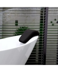 Freistehende Badewanne 180x80 IVAR mit 2x Kopfstütze & Bambus Ablage, Ablauf Click-Clack GRATIS !