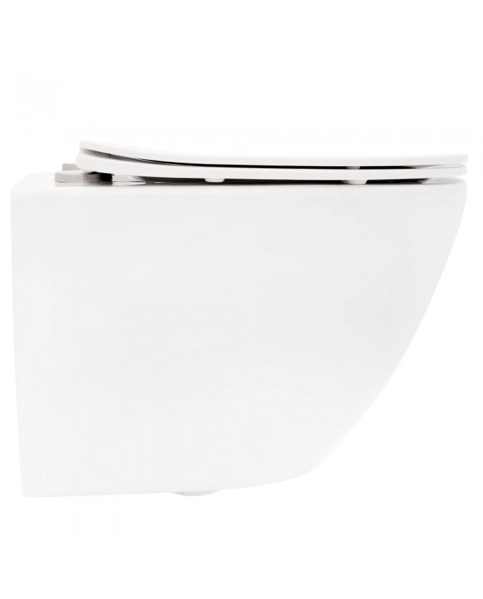 WC-Toilette SLIM Soft-Close DESNA Weiß