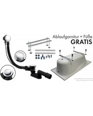 Seniorenbadewanne 170x75 RECHTS AVO mit Tür Ablaufgarnitur VIEGA  GRATIS !