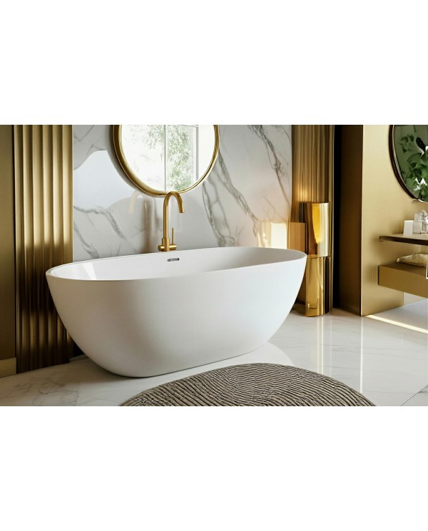 Freistehende Badewanne 160x75 ULF Acryl Ablauf VIEGA Click-Clack GRATIS !