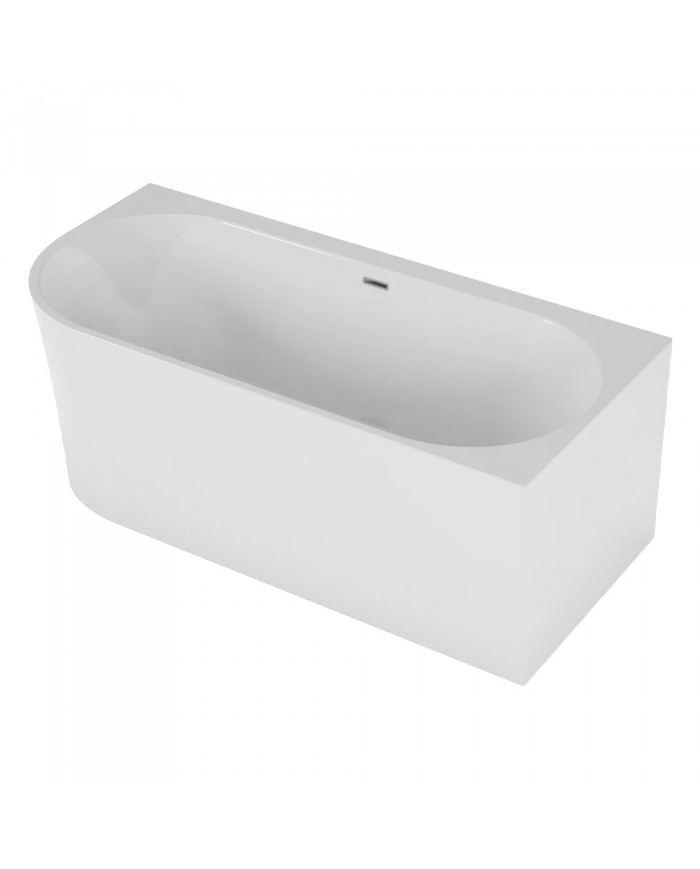Freistehende Eckbadewannne Badewanne ALVA 170x80 Rechts Acryl Ablauf VIEGA Click-Clack GRATIS !