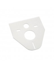 WC-Toilette: Schüssel VIRVEL Weiß mit Klosettsitz Slim Soft-Close Tornado-Spülsystem