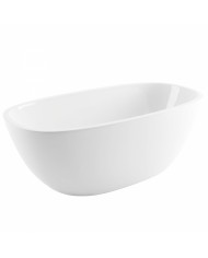 Freistehende Badewanne TOVE 170x80 Acryl Ablauf Click-Clack GRATIS !