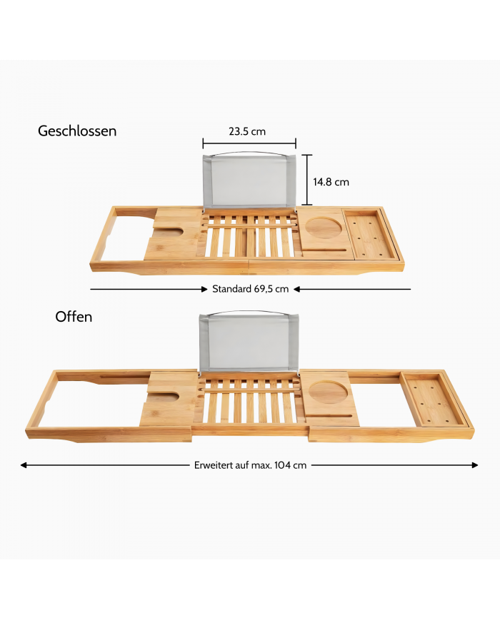 Freistehende Badewanne TOVE 170x80 Acryl Ablauf Click-Clack GRATIS !