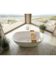 Freistehende Badewanne TOVE 170x80 Acryl Ablauf Click-Clack GRATIS !