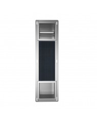 MEGA PACK: Vorwandelement Duofix + Toilette Slim Soft-Close ROLO Weiß + Matte + Wallbox und Platte in Chrom