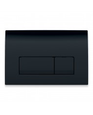 MEGA PACK: Vorwandelement Duofix + Toilette Slim Soft-Close ROLO Weiß + Matte + Wallbox und Platte in Schwarz