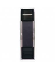 MEGA PACK: Vorwandelement Duofix + Toilette Slim Soft-Close ROLO Weiß + Matte + Wallbox und Platte in Schwarz
