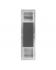 MEGA PACK: Vorwandelement Duofix + Toilette Slim Soft-Close ROLO Weiß + Matte + Wallbox und Platte in Weiß