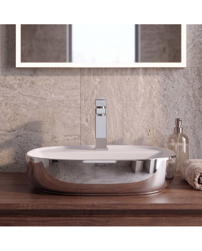 EVERSAN Waschtischarmatur Quadratisch TORIN Kleine Chrom