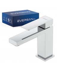 EVERSAN Waschtischarmatur Quadratisch TORIN Kleine Chrom