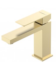 EVERSAN Waschtischarmatur Quadratisch TORIN Kleine Gold gebürstet