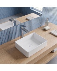  EVERSAN Waschtischarmatur Quadratisch TORIN Hoch Chrom